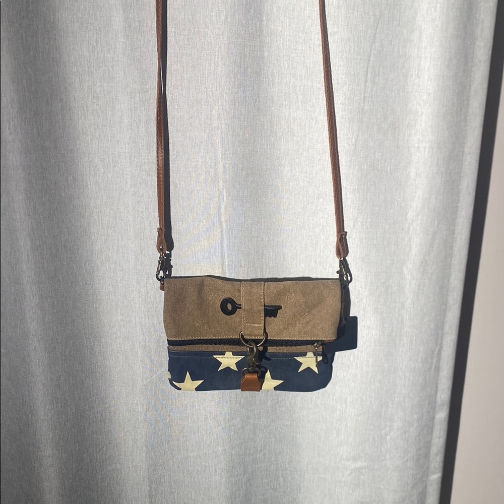 Mona B and Blue Crossbody Bag